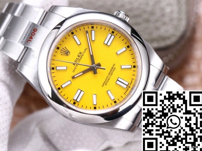 41MM Oyster M124300-0004 EW Yellow Rolex Dial Factory Perpetual 0501